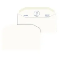 Buste Commerciali Kami Pigna - 11x23 cm - Taglio Dritto - Gommata Senza Finestra - 100 g - 0250001AM (Bianco Conf. 500)