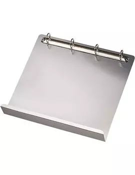 Supporto Magnetico ad Anelli per Buste Magnetiche Tarifold - 31x32x5,3 cm - B181111 (Argento)