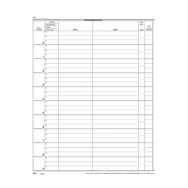 Registro Corrispondenza Arrivo/Partenza Data Ufficio - 24,5x31 cm - 50 Pagine - DU138000000