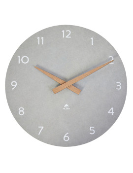 Orologio da Parete Hormilena Alba - 30 cm - HORMILENA-G (Grigio Chiaro e Legno)