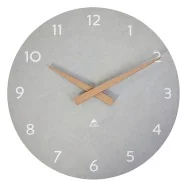 Orologio da Parete Hormilena Alba - 30 cm - HORMILENA-G (Grigio Chiaro e Legno)