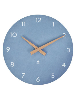 Orologio da Parete Hormilena Alba - 30 cm - HORMILENA-B (Blu Chiaro e Legno)