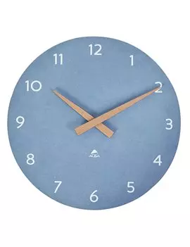 Orologio da Parete Hormilena Alba - 30 cm - HORMILENA-B (Blu Chiaro e Legno)