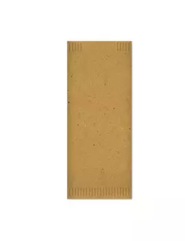 Busta Portaposate in Fibra Riciclata con Tovagliolo Fato - 38x38 cm - 88207400 (Avana Conf. 700)