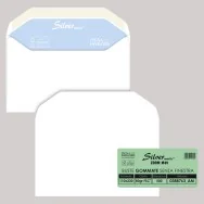 Buste Commerciali Silver Matic FSC Pigna - 11x23 cm - Gommata Senza Finestra - 80 g - 0388763AM (Bianco Conf. 500)