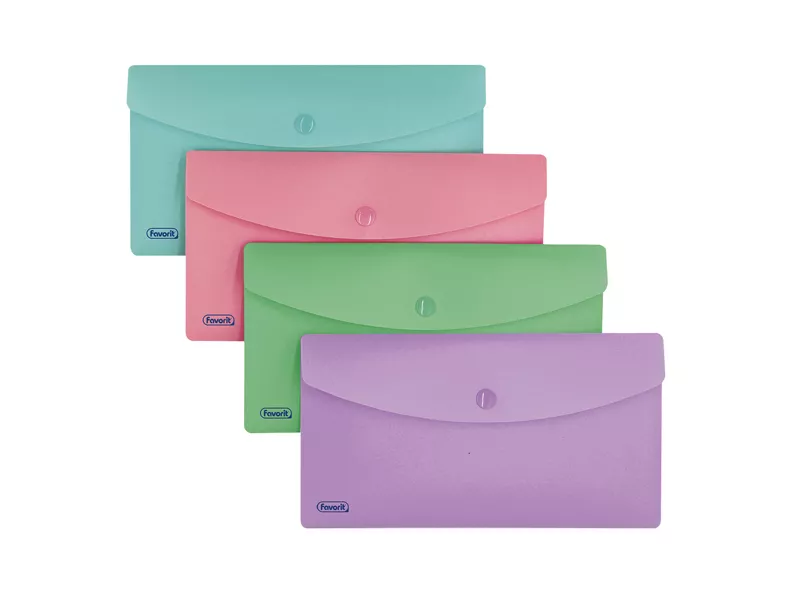 Buste con Bottone Favorit - 9,9x21 cm - 400153397 (Assortiti Pastello Conf. 30) Buste con Bottone Favorit - 9,9x21 cm - 400153397 (Assortiti Pastello Conf. 30)