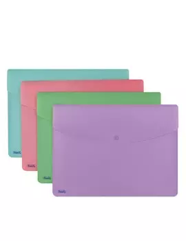 Buste con Bottone Favorit - 21x29,7 cm - 400121107 (Assortiti Pastello Conf. 5)