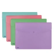 Buste con Bottone Favorit - 21x29,7 cm - 400121107 (Assortiti Pastello Conf. 5)