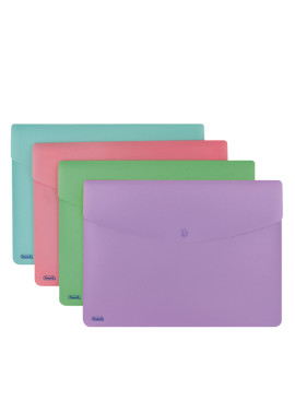 Buste con Bottone Favorit - 21x29,7 cm - 400121107 (Assortiti Pastello Conf. 5)