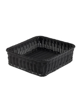 Cestino Vanity Leone - 32,5x32,5x10 cm - T0564Z (Nero)