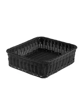 Cestino Vanity Leone - 32,5x32,5x10 cm - T0564Z (Nero)