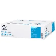 Asciugamani a W Dry Tech Papernet - 2 Veli - 100 Strappi - 407552 (Bianco Conf. 20)