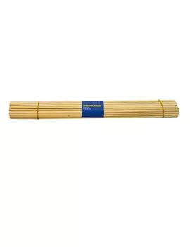 Bastoncini in Legno Naturale Deco CWR - 40 cm x 4 mm - 12636 (Conf. 50)