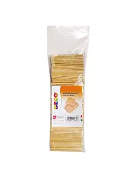 Bastoncini in Legno Naturale Deco CWR - 8,6 cm x 3 mm - 12635 (Conf. 650)