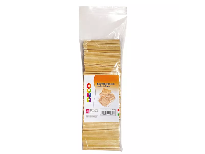 Bastoncini in Legno Naturale Deco CWR - 8,6 cm x 3 mm - 12635 (Conf. 650) Bastoncini in Legno Naturale Deco CWR - 8,6 cm x 3 mm - 12635 (Conf. 650)