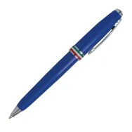 Penna a Sfera a Scatto Aldo Domani Monteverde - Punta Media - Fusto Azzurro Italia - J059737 (Nero)