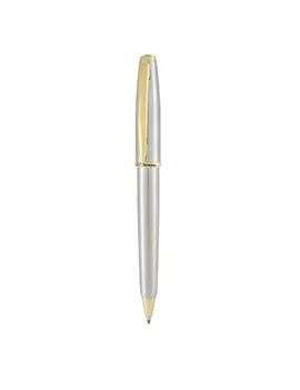 Penna a Sfera a Scatto Aldo Domani Monteverde - Punta Media - Fusto Silver - J059675 (Nero)