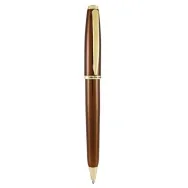 Penna a Sfera a Scatto Aldo Domani Monteverde - Punta Media - Fusto Tabacco - J059665 (Nero)