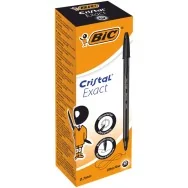 Penna a Sfera Cristal Exact Bic - 0,7 mm - 992603 (Nero Conf. 20)