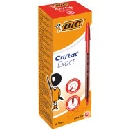 Penna a Sfera Cristal Exact Bic - 0,7 mm - 992604 (Rosso Conf. 20)
