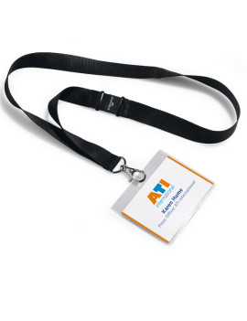 Portanome con Cordoncino Durable - 6x9 cm - 8600-01 (Trasparente Conf. 5)