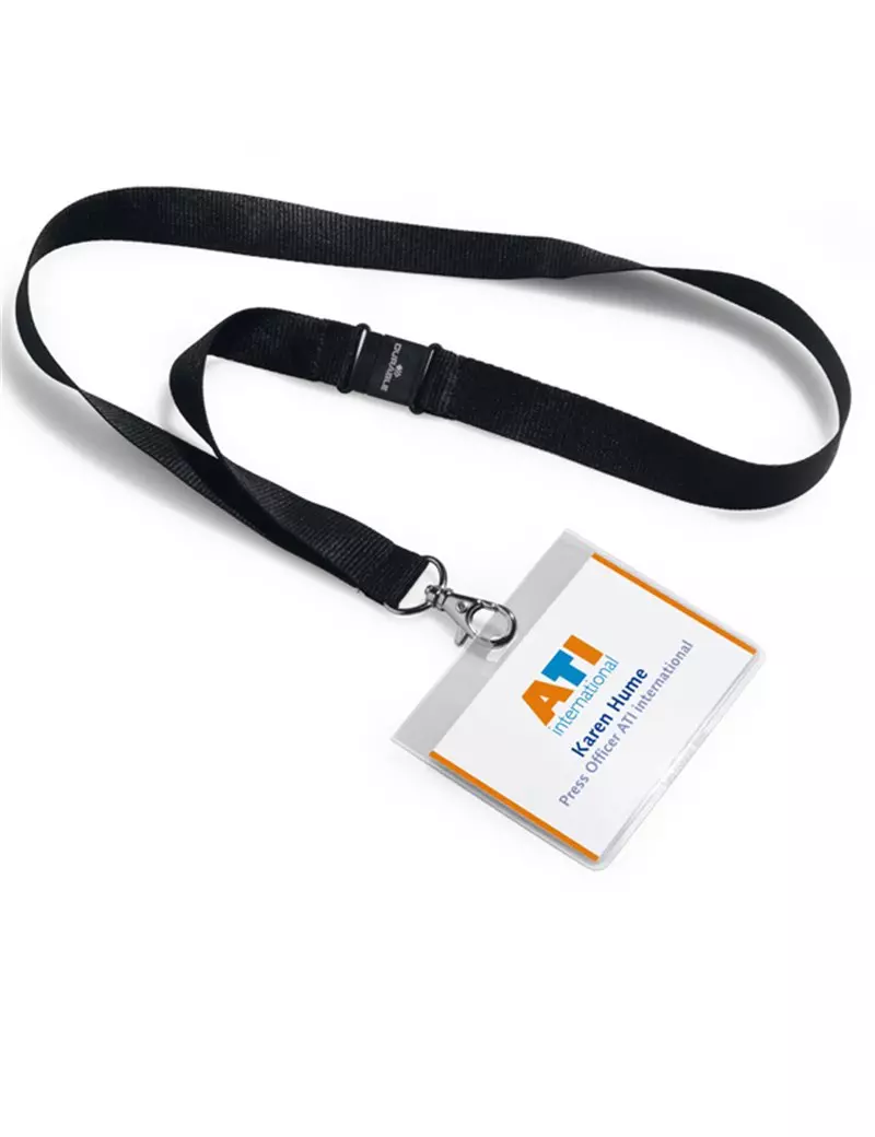 Portanome con Cordoncino Durable - 6x9 cm - 8600-01 (Trasparente Conf. 5) Portanome con Cordoncino Durable - 6x9 cm - 8600-01 (Trasparente Conf. 5)