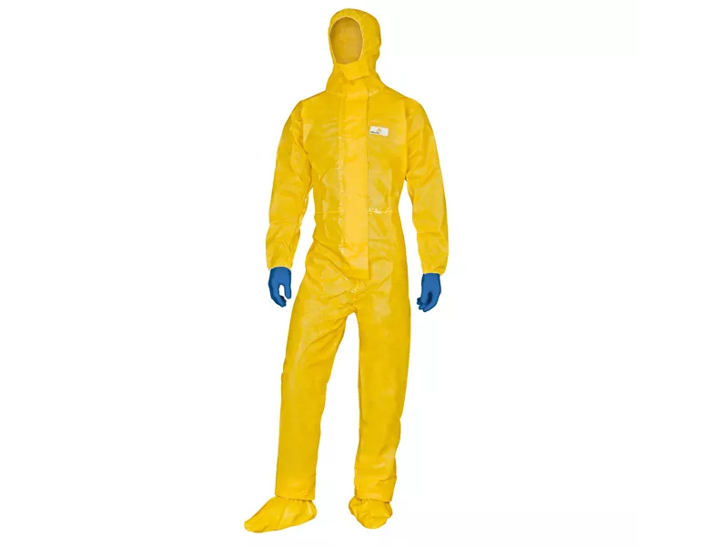 Tuta di Protezione da Rischio Chimico Deltachem Delta Plus - Taglia XL - DT300XG (Giallo) Tuta di Protezione da Rischio Chimico Deltachem Delta Plus - Taglia XL - DT300XG (Giallo)