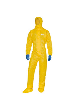 Tuta di Protezione da Rischio Chimico Deltachem Delta Plus - Taglia XL - DT300XG (Giallo)