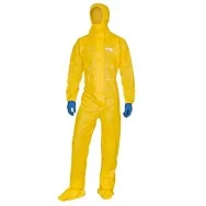 Tuta di Protezione da Rischio Chimico Deltachem Delta Plus - Taglia XXL - DT300XX (Giallo)