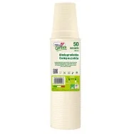 Bicchiere Biodegradabile in Mater-Bi DOpla - 200 ml - 48026 (Avorio Conf. 50)