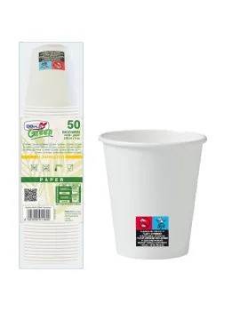 Bicchiere in Carta DOpla - 250 ml - PEFC - 07836 (Bianco Conf. 50)
