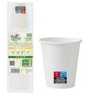 Bicchiere in Carta DOpla - 250 ml - PEFC - 07836 (Bianco Conf. 50)
