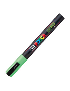 Marcatore a Tempera Uni Posca PC3M Uni-Ball - Punta Tonda - 0,9-1,3 mm - M-PC3M-VC (Verde Chiaro Conf. 12)