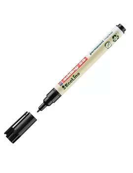 Marcatore Permanente 25 Ecoline Edding - Punta Conica - 1 mm - 4-25001 (Nero Conf. 10)