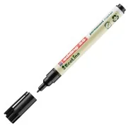 Marcatore Permanente 25 Ecoline Edding - Punta Conica - 1 mm - 4-25001 (Nero Conf. 10)