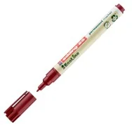 Marcatore Permanente 25 Ecoline Edding - Punta Conica - 1 mm - 4-25002 (Rosso Conf. 10)