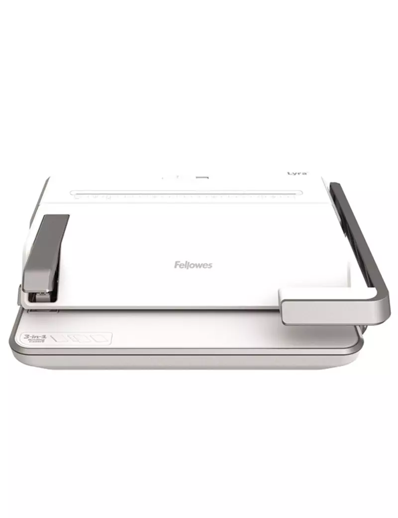 Rilegatrice a Dorsi Plastici 3 in 1 Lyra Fellowes - 300 Fogli - 5603101 (Bianco) Rilegatrice a Dorsi Plastici 3 in 1 Lyra Fellowes - 300 Fogli - 5603101 (Bianco)
