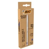 Penna a Sfera Cristal Re'New Bic - 1 mm - 997202 (Blu)