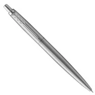 Penna a Sfera a Scatto Jotter Core Parker - Media - 1953186 (Acciaio Satinato)