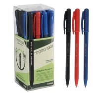 Penna a Sfera a Scatto Tratto 1 Green Fila - 1 mm - F838400 (Assortiti Conf. 24)