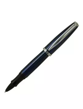 Penna Roller Aldo Domani Monteverde - Punta Media - Fusto Nero - J059626 (Blu)