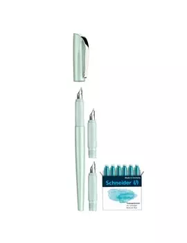 Penna Stilografica Callissima Schneider - 3 Punte Intercambiabili - P143811 (Verde Menta)