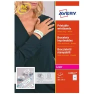 Braccialetti Identificativi Stampabili Avery - A4 - L4000-5 (Bianco Conf. 5)
