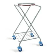 Carrello Portasacco Pieghevole Perfetto - 58x56x106 cm - 0470G (Acciaio)