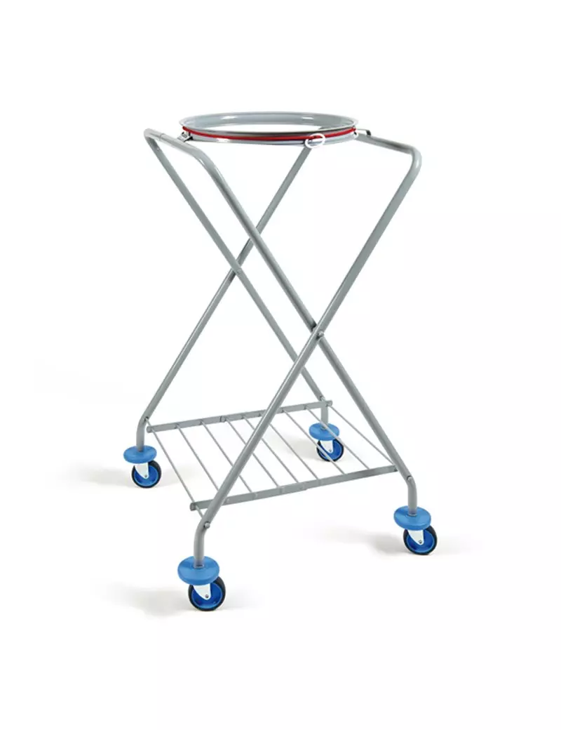Carrello Portasacco Pieghevole Perfetto - 58x56x106 cm - 0470G (Acciaio) Carrello Portasacco Pieghevole Perfetto - 58x56x106 cm - 0470G (Acciaio)