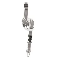 Cordoncino per Portabadge in Tessuto Catarifrangente 3L - 55 cm - S311232 (Bianco Neon Conf. 10)