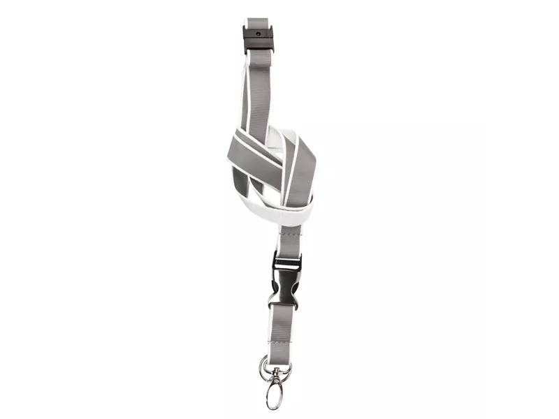 Cordoncino per Portabadge in Tessuto Catarifrangente 3L - 55 cm - S311232 (Bianco Neon Conf. 10) Cordoncino per Portabadge in Tessuto Catarifrangente 3L - 55 cm - S311232 (Bianco Neon Conf. 10)