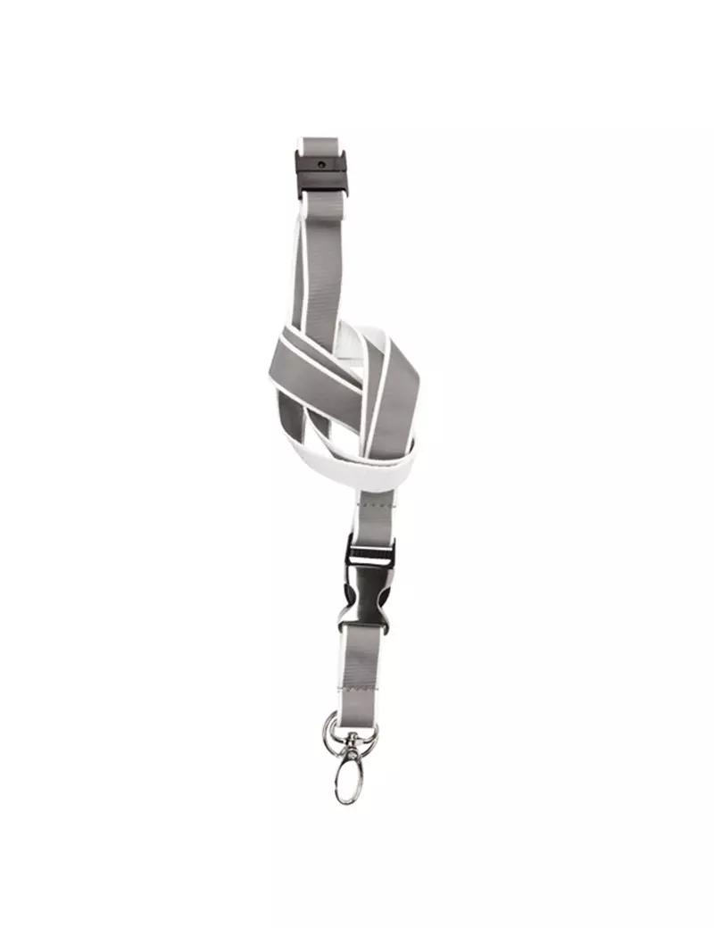 Cordoncino per Portabadge in Tessuto Catarifrangente 3L - 55 cm - S311232 (Bianco Neon Conf. 10) Cordoncino per Portabadge in Tessuto Catarifrangente 3L - 55 cm - S311232 (Bianco Neon Conf. 10)