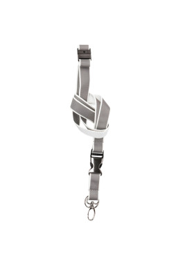 Cordoncino per Portabadge in Tessuto Catarifrangente 3L - 55 cm - S311232 (Bianco Neon Conf. 10)
