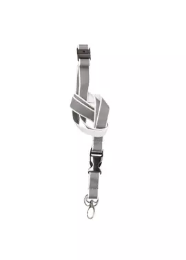 Cordoncino per Portabadge in Tessuto Catarifrangente 3L - 55 cm - S311232 (Bianco Neon Conf. 10)